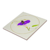 Carreau Gloire du matin et papillon (Côté)