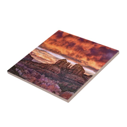 Carreau Gloire du matin rose (Côté)