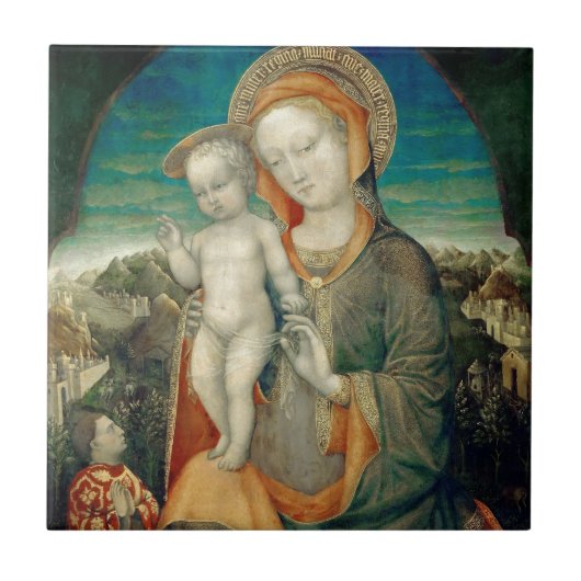CARREAU GLORY TO JESUS AND MARY (Devant)