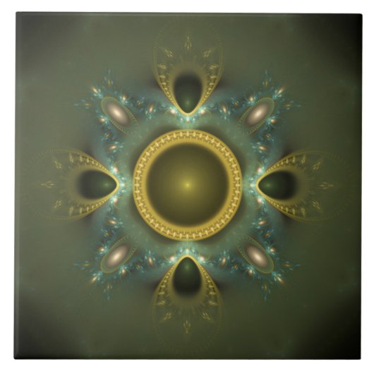 Carreau Glossy fractal design (Devant)
