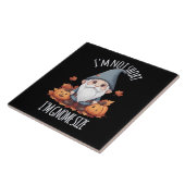 Carreau Gnome Mignon Fantaisiste en Automne (Côté)