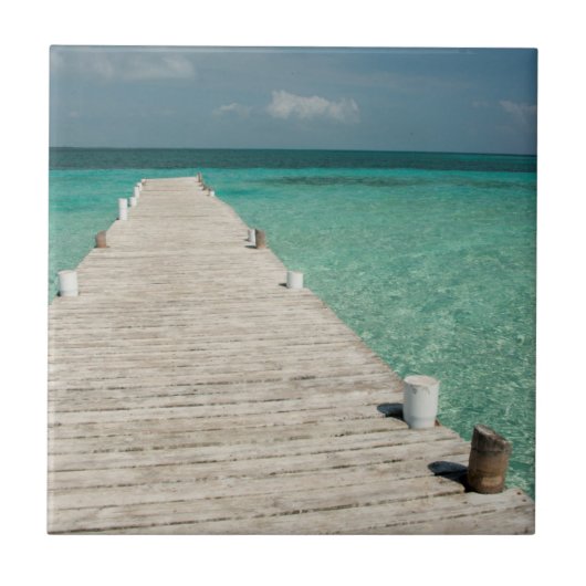 Carreau Goff Caye, une île populaire de Barrio Reef (Devant)