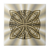 Carreau Gold Celtic Knot Design artistique original (Devant)
