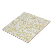 Carreau Gold Confetti Abstrait (Côté)