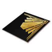 Carreau Gold et Black Art Déco Design de coin Carrelage en (Côté)