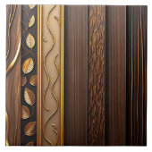 Carreau Gold Wood Collection d'art populaire Lamperia (Devant)