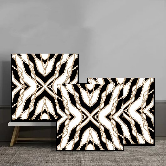 Carreau Golden Baroque Chains Luxury Design