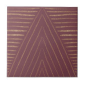 Carreau Golden Lined Triangles (Devant)