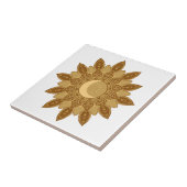 Carreau Golden Mandala Ceramic (Côté)