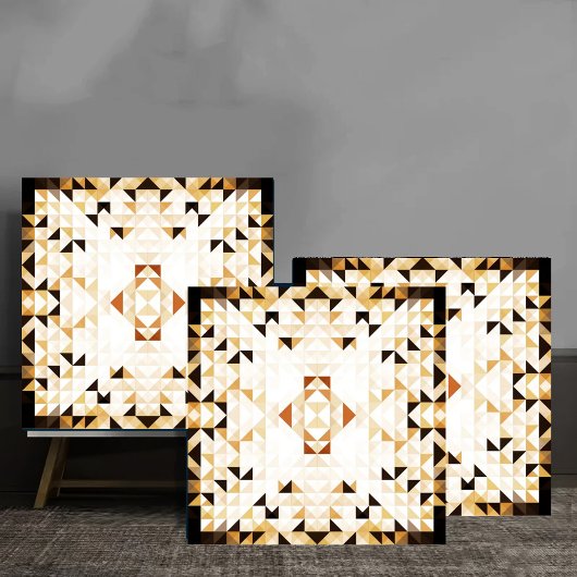 Carreau Golden Mosaic Geometric Abstract