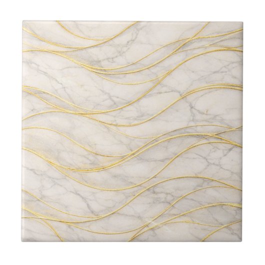 Carreau Golden Serenity Marble Waves – Luxury Seamless (Devant)