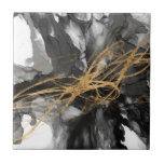 Carreau Golden Vortex I<br><div class="desc">Golden Vortex I par Jennifer Goldberger</div>