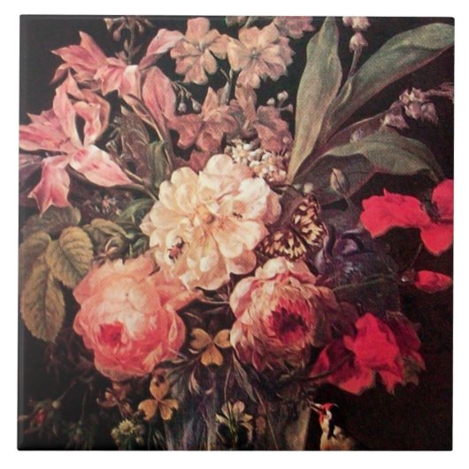 CARREAU GOLDFINE, ROSES ROSES ROSES ROSES ROSES ET BOUTTER (Devant)