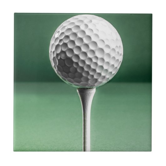 Carreau Golf Ball on Tee (Devant)