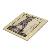 Carreau Golf Golfer Vintage Golf antique (Côté)