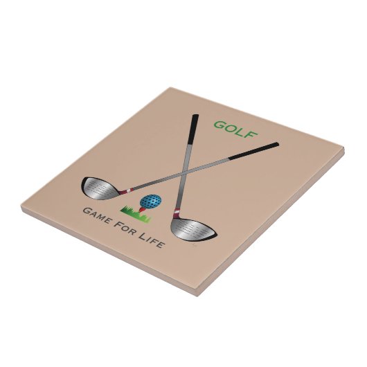 Carreau GOLF - Jeu pour la vie (Côté)