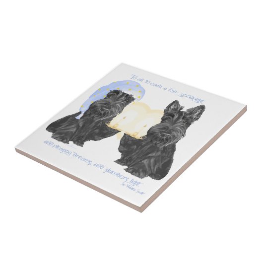 Carreau Goodnight Scotties (Côté)