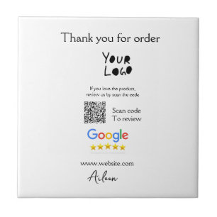 Carreau Google examen logo entreprise site Web scanner cod