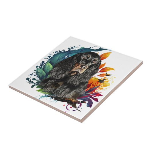 Carreau Gordon Setter (Côté)