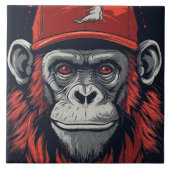 Carreau Gorilla rouge (Devant)