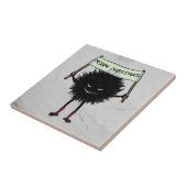 Carreau Goth Caractère de Noël Malin Bug (Côté)