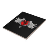 Carreau Goth Heart avec Ange Wings (Côté)