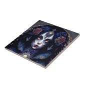 Carreau Goth Lady Imaginaire gothique Art (Côté)