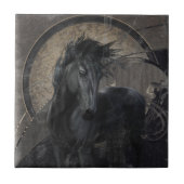 Carreau Gothic Friesian Horse (Devant)