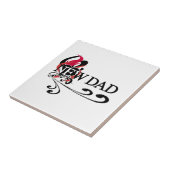 Carreau Gothic Heart New Dad T-shirts et cadeaux (Côté)