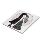 Carreau Gothique Emo Enfants Kiss Valentine's Day (Côté)