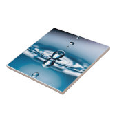 Carreau Gouttes d'eau de macro (Côté)