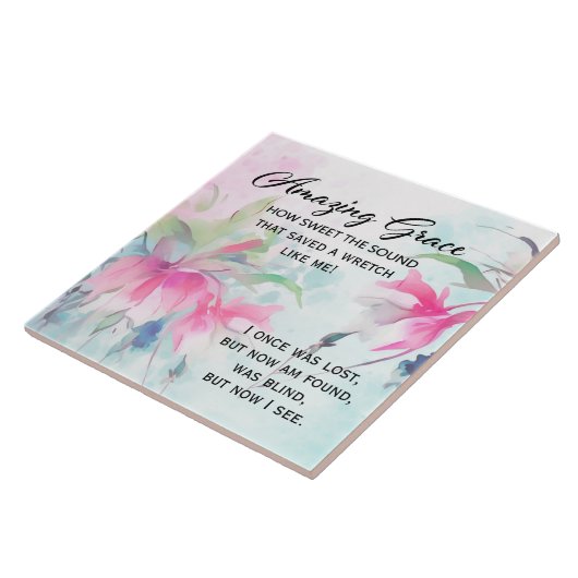 Carreau Grâce Extraordinaire Comment douce le son Hymne ch (Côté)