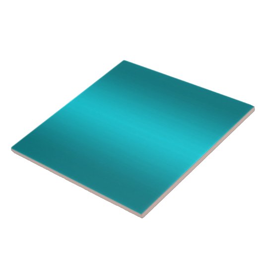 Carreau Gradient bleu d'Aqua foncé et léger - turquoise (Côté)