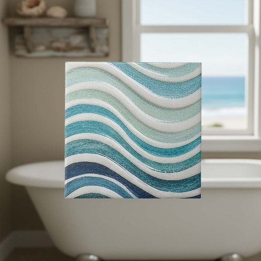 Carreau Gradient Ocean Waves Coastal Pattern ID1197