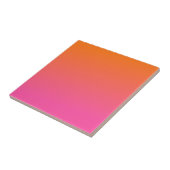 Carreau Gradient orange et rose (Côté)