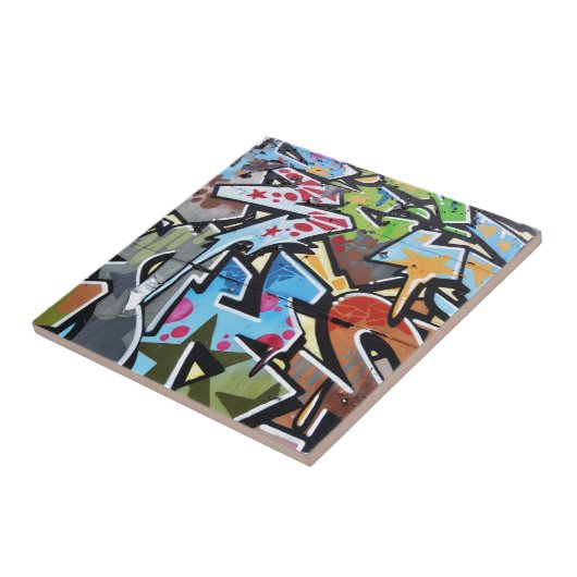 Carreau Graffiti abstrait (Côté)