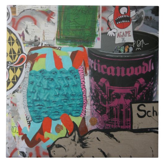 Carreau Graffiti, Berlin, Allemagne (Devant)
