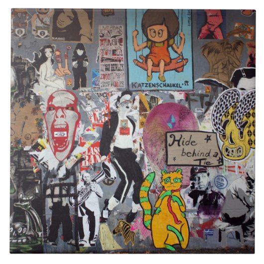 Carreau Graffiti, Berlin, Allemagne (Devant)