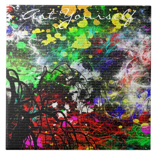 Carreau Graffiti Brick Wall (Devant)