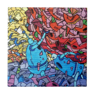 Carreau Graffiti coloré