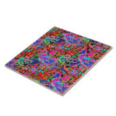 Carreau Graffiti coloré de rue (Côté)