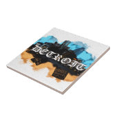 Carreau Graffiti de Detroit (Côté)