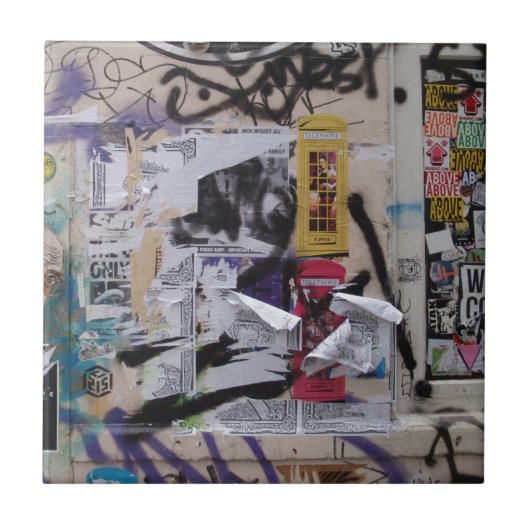 Carreau Graffiti de Londres (Devant)