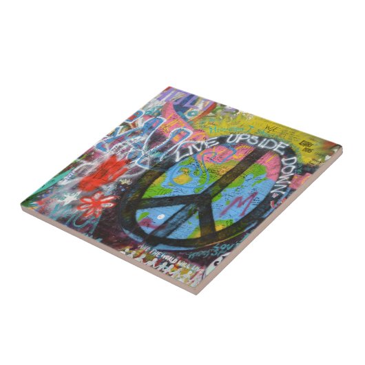 Carreau Graffiti de Prague (Côté)