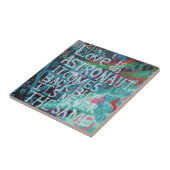 Carreau Graffiti de Prague (Côté)