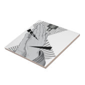 Carreau Graffiti de prière de mains (Côté)