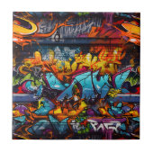 Carreau Graffiti en céramique (Devant)