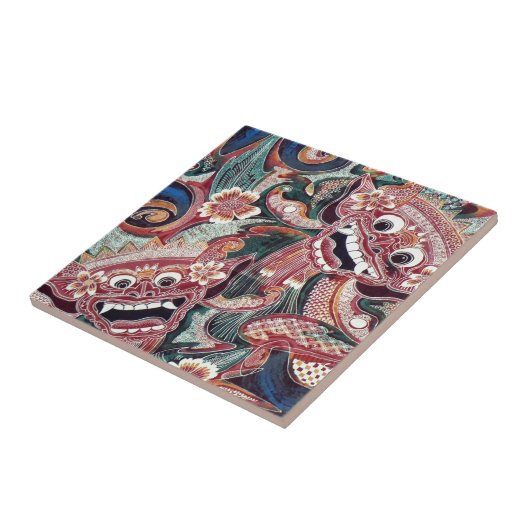 Carreau Graffiti indonésien (Côté)