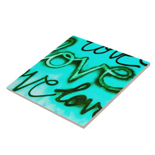 Carreau Graffiti Love (Côté)