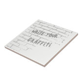 CARREAU GRAFFITI PERSONNALISABLE DE DO-IT-YOURSELF SUR UN (Côté)